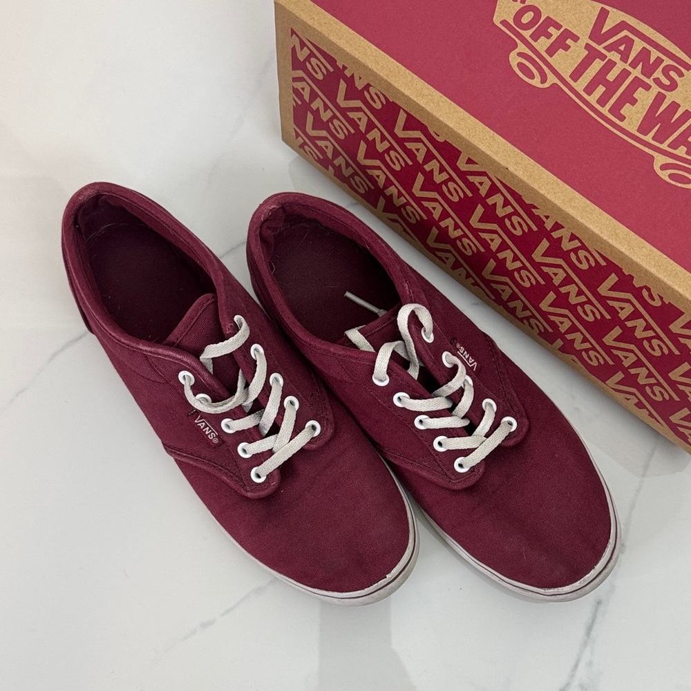 Vans Women's Deep Red Sneakers